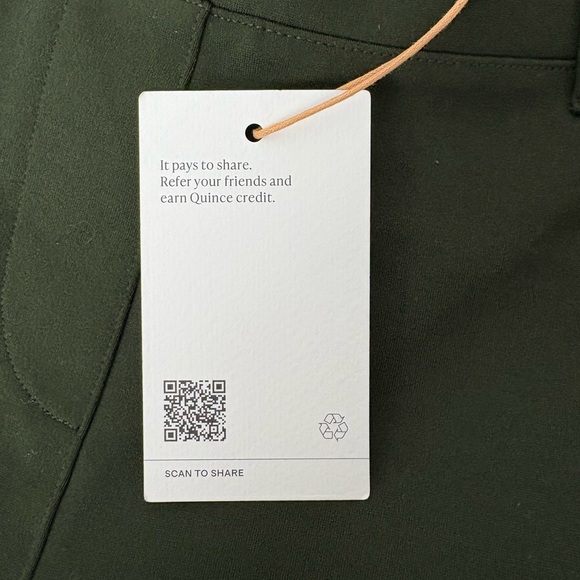 NWT Quince Ultra-Stretch Ponte Straight Leg Pant Olive - Picture 7 of 10